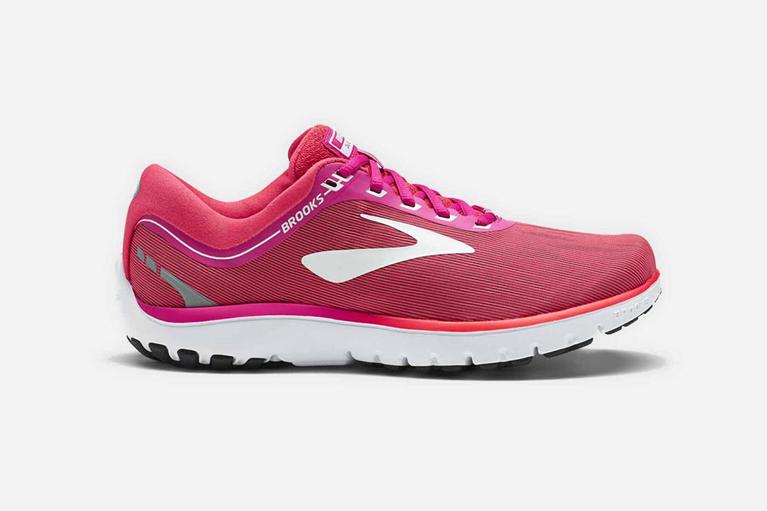 Brooks PureFlow 7 Road Running Shoes - Women's - Red (48257-ERQN)